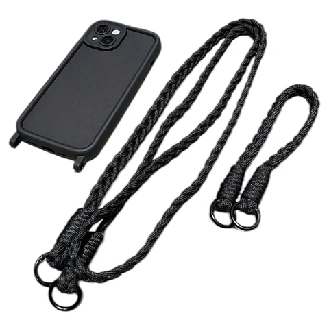 Carcasa Para iPhone 16 Pro Max Colgante 2 Cordones