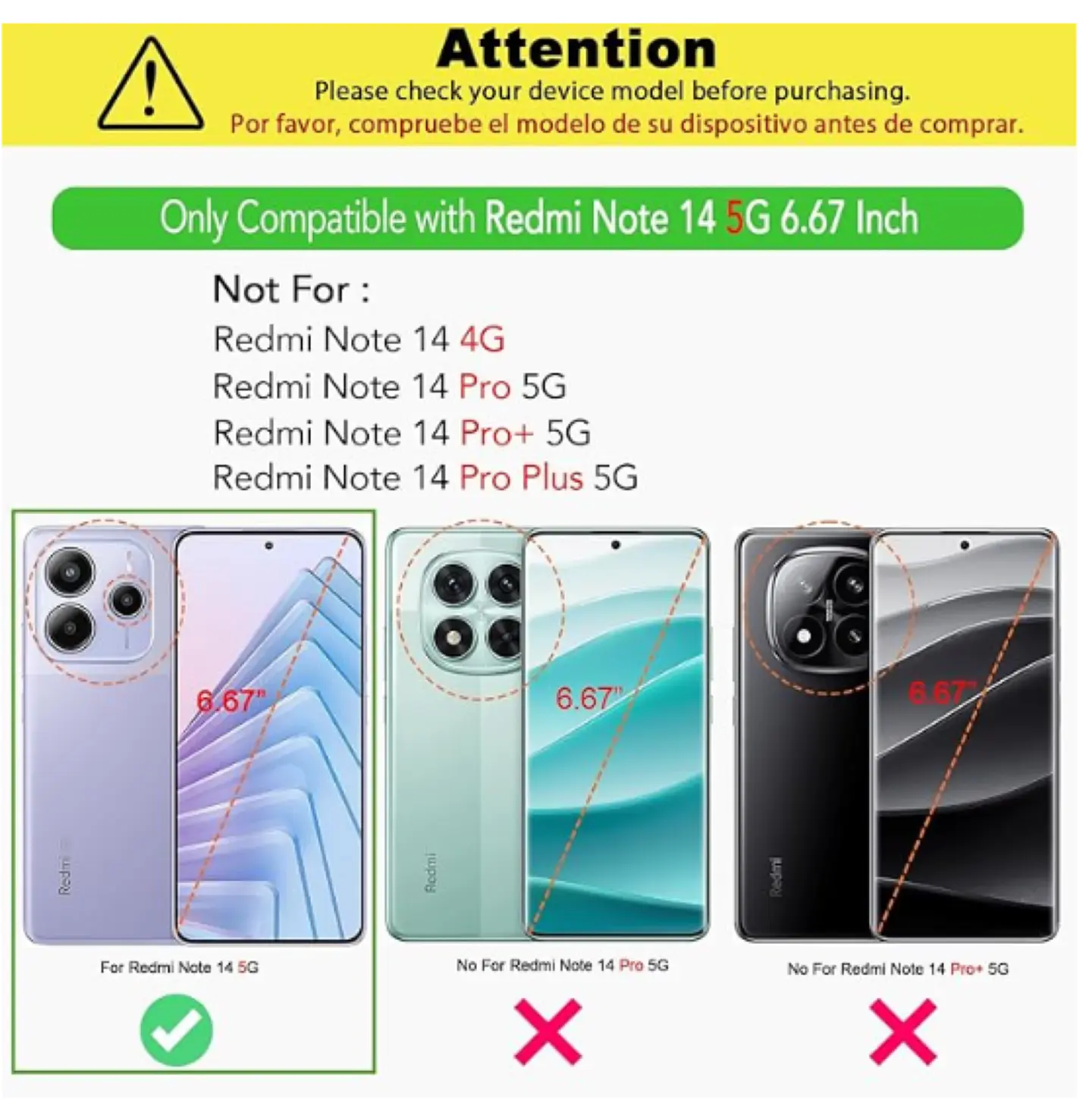 Carcasa Para Xiaomi Note 14 5g Transparente Reforzada 2