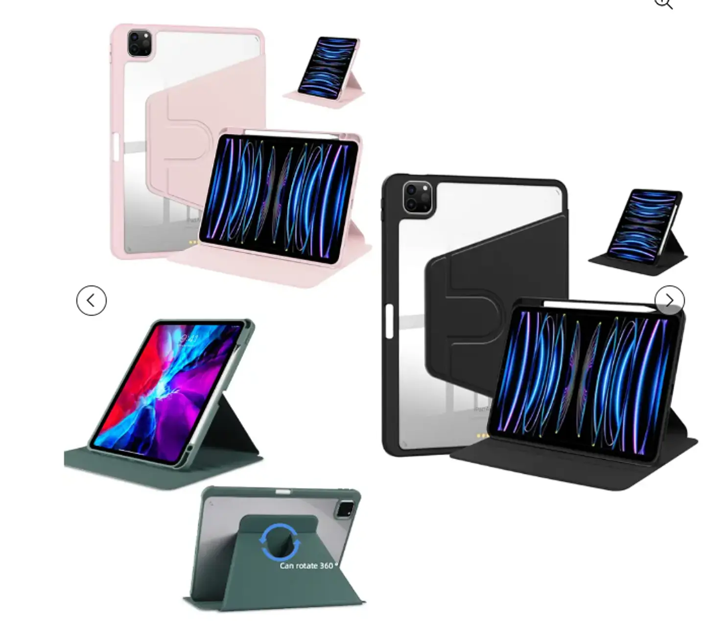 Carcasa Smart Cover Clear 360 Para iPad Air 13 M3 2025 4