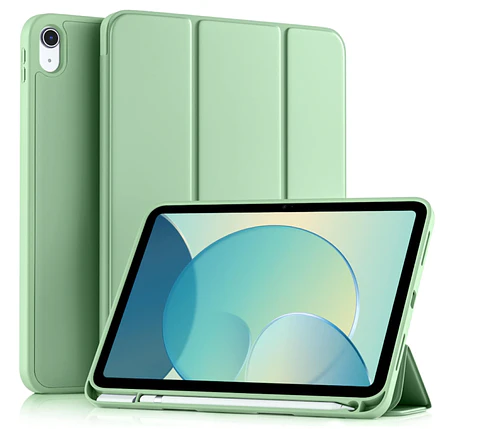 Carcasa Smart Cover Ranura Para iPad 10ma 10.9 Verde