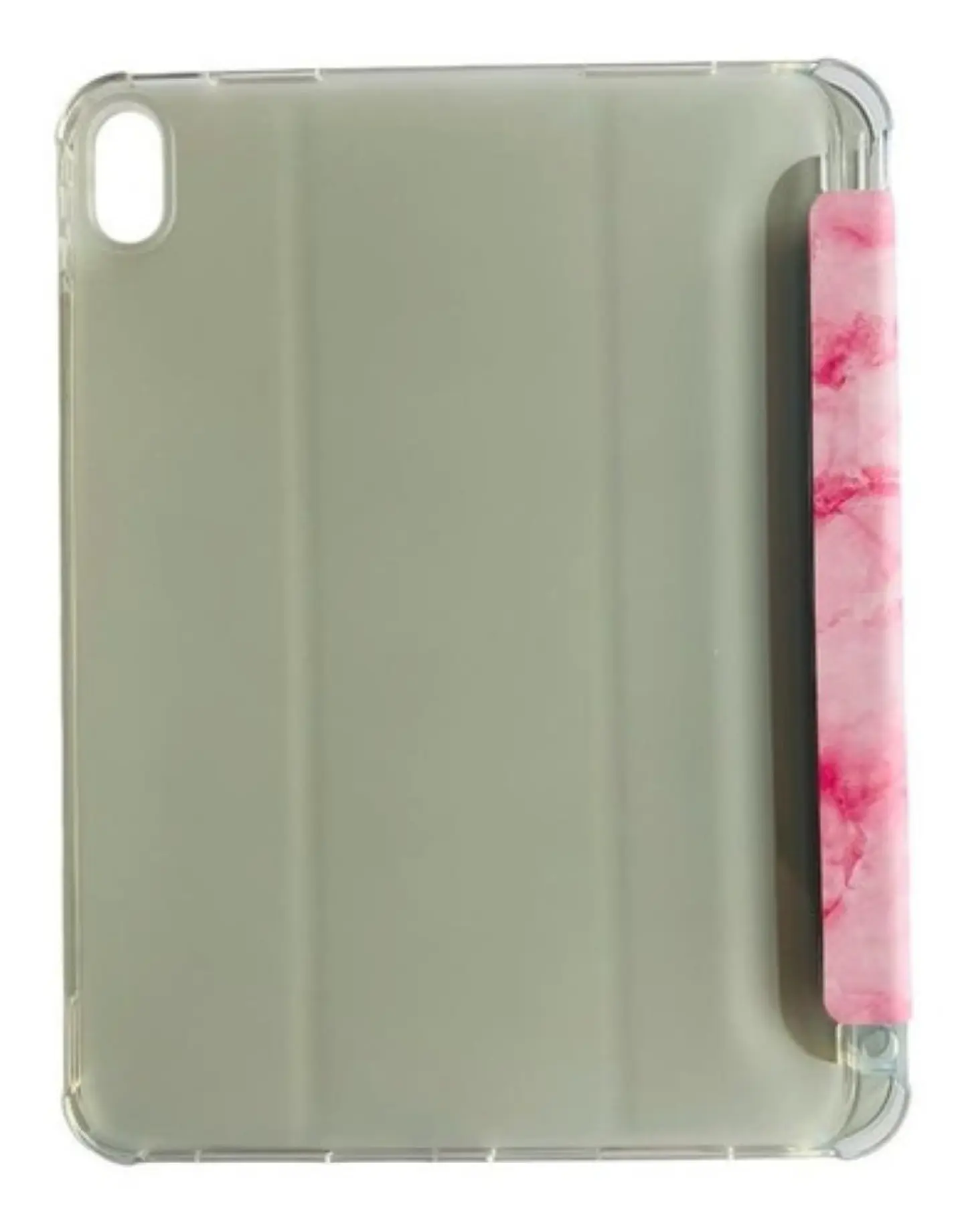 Funda Smart Cover Mármol Para iPad Air 11 M3 2025 Rosado 4