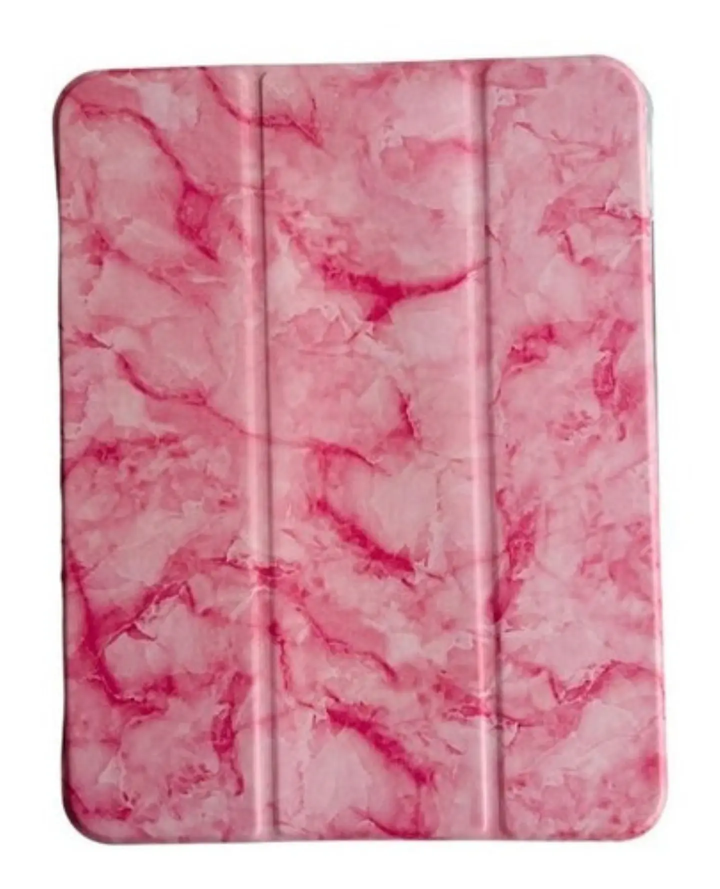 Funda Smart Cover Mármol Para iPad Air 11 M3 2025 Rosado 5