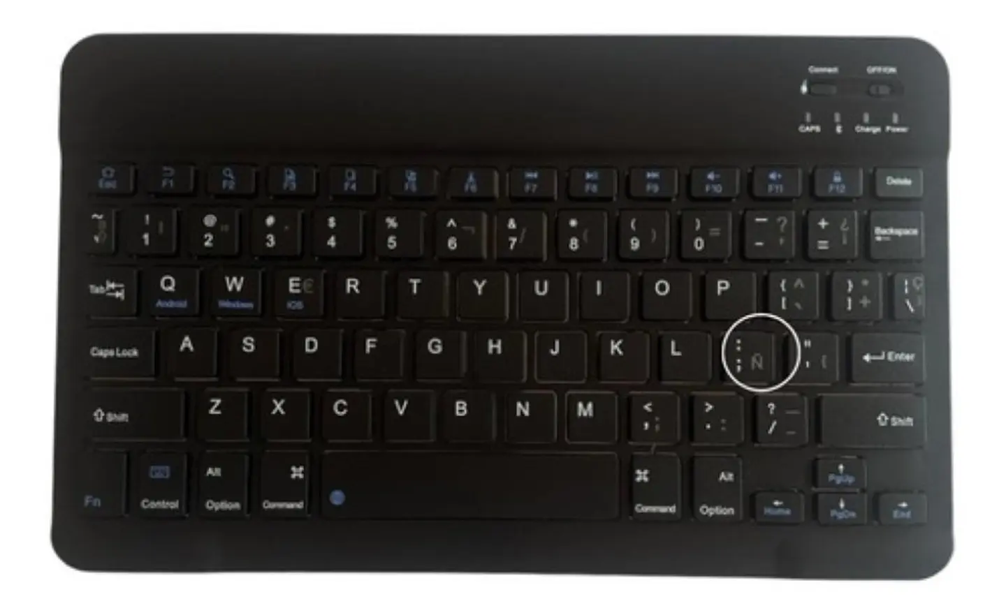 Funda Con Teclado Negro Para iPad Air 13 M3 2025 Con Ranura 6