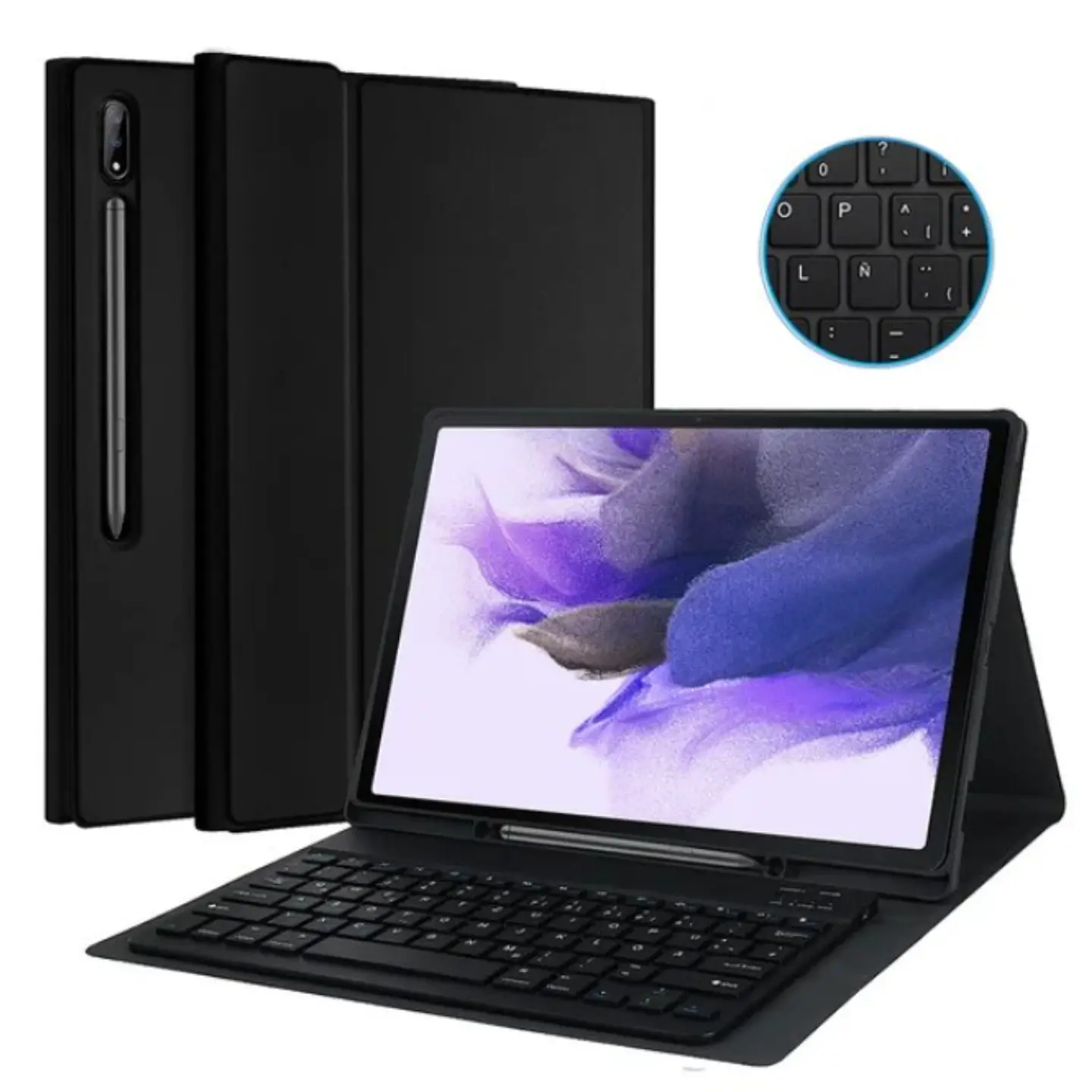 Funda Con Teclado Negro Para Samsung S10 Ultra 14.6 X920 1