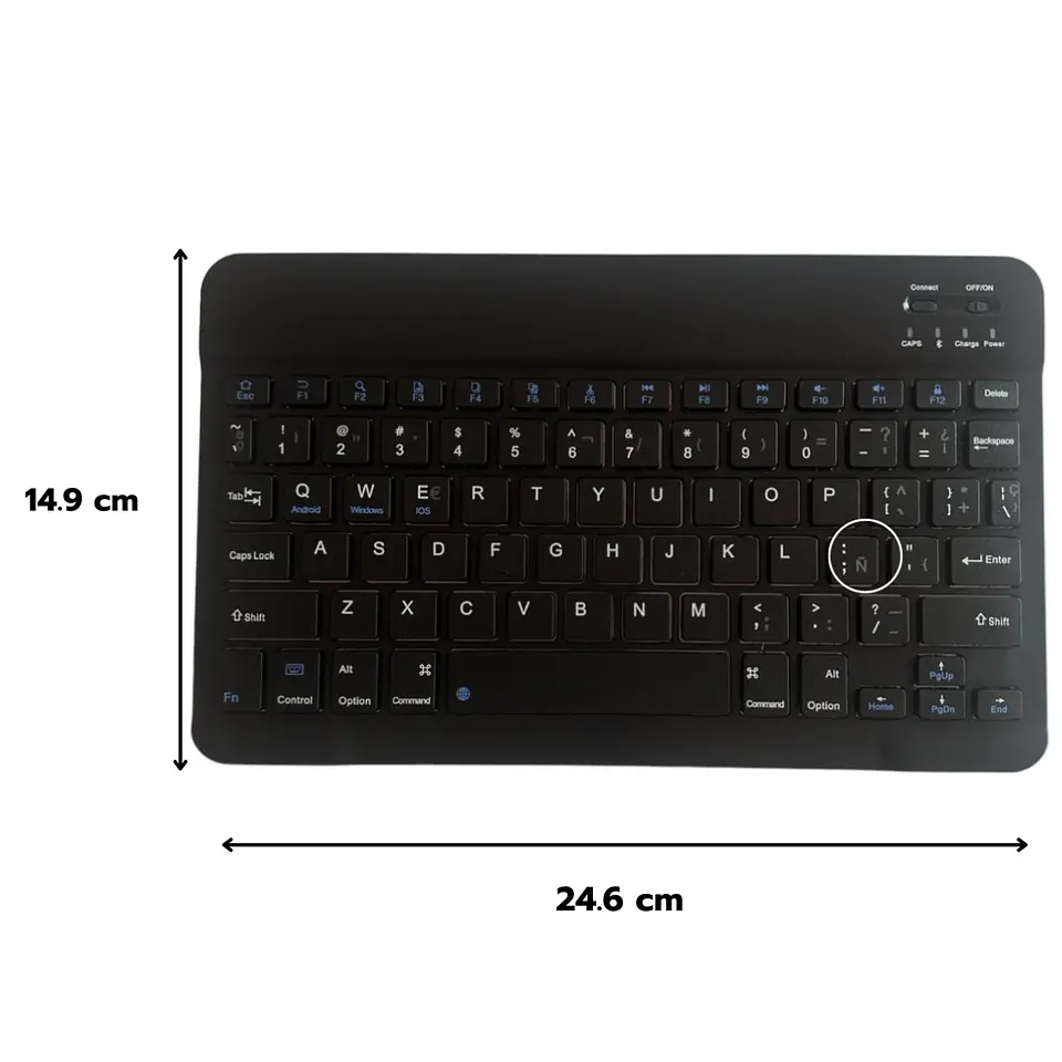 Funda Con Teclado Negro Para Samsung S10 Ultra 14.6 X920 3