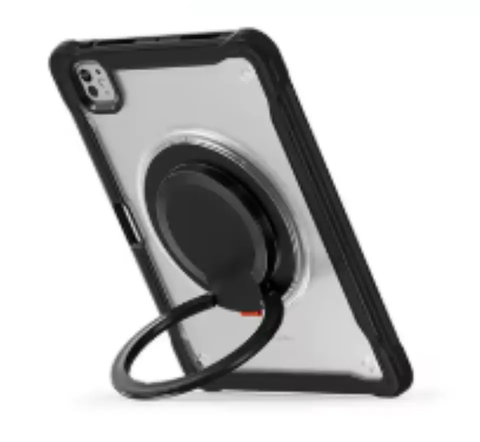 Carcasa Anillo Con Soporte Para iPad A16 11th Gene Transparente 2
