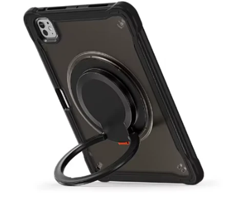 Carcasa Anillo Con Soporte Para iPad A16 11th Gene Negro