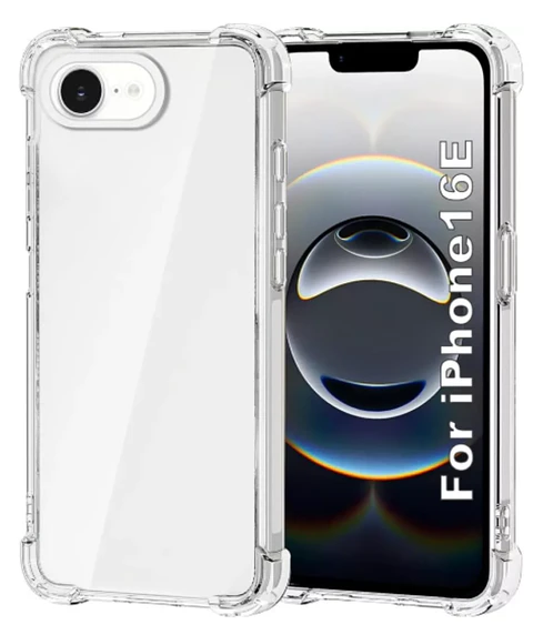 Carcasa Para iPhone 16e Transparente Reforzada
