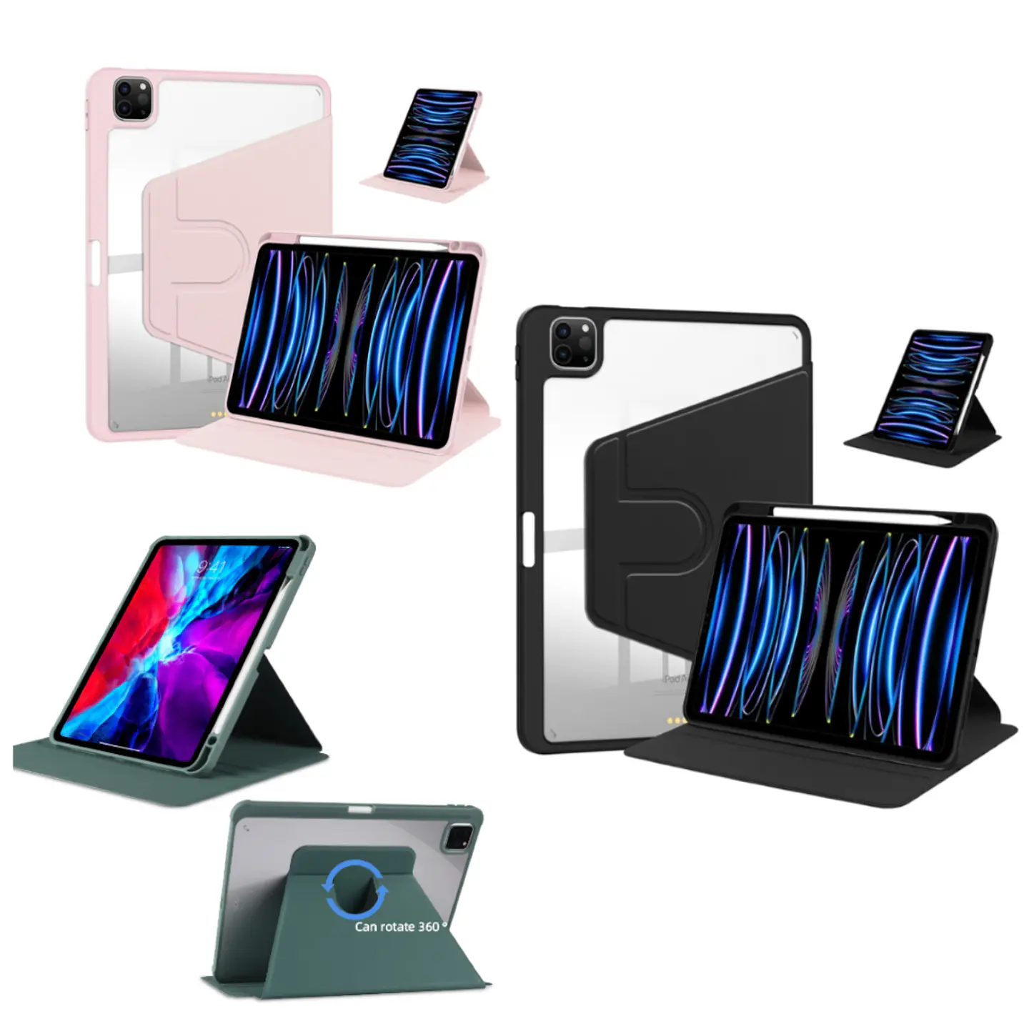 Carcasa Smart Cover Clear 360 Para iPad 10ma Gene 10.9 1