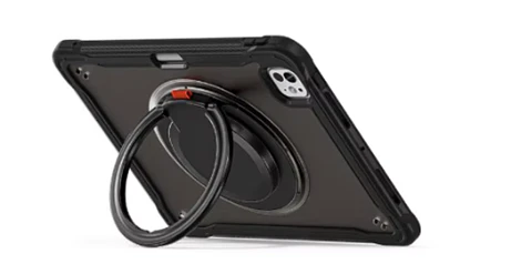 Carcasa Anillo Con Soporce Para iPad 10ma Gene 10.9 Negro