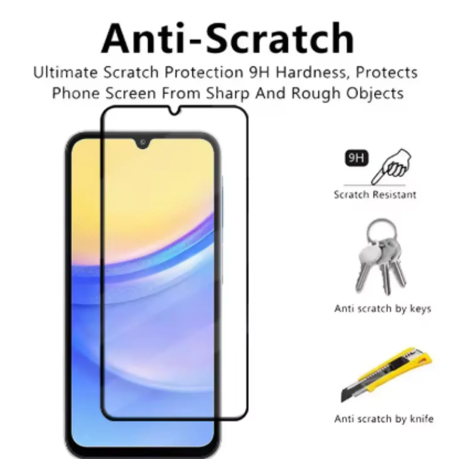 Mica Lámina Vidrio Templado Completa Para Samsung S24 Fe 5g 2