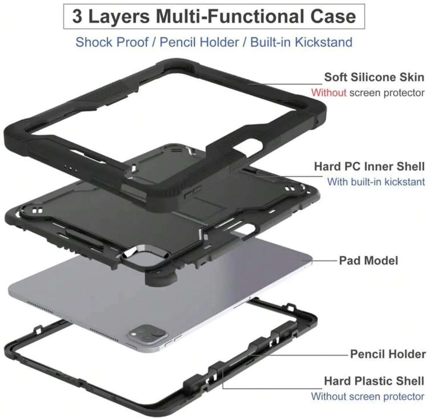 Funda Carcasa Antigolpes 360 Para iPad 10ma 10.9 6