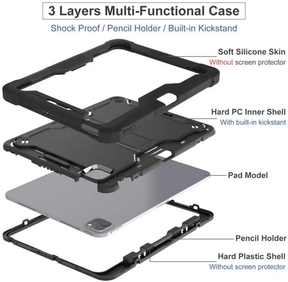 Funda Carcasa Antigolpes 360 Para iPad 10ma 10.9 6