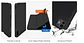 Carcasa Smart Cover Ranura Para iPad Pro 11 M4 2024 Negro - Miniatura 2