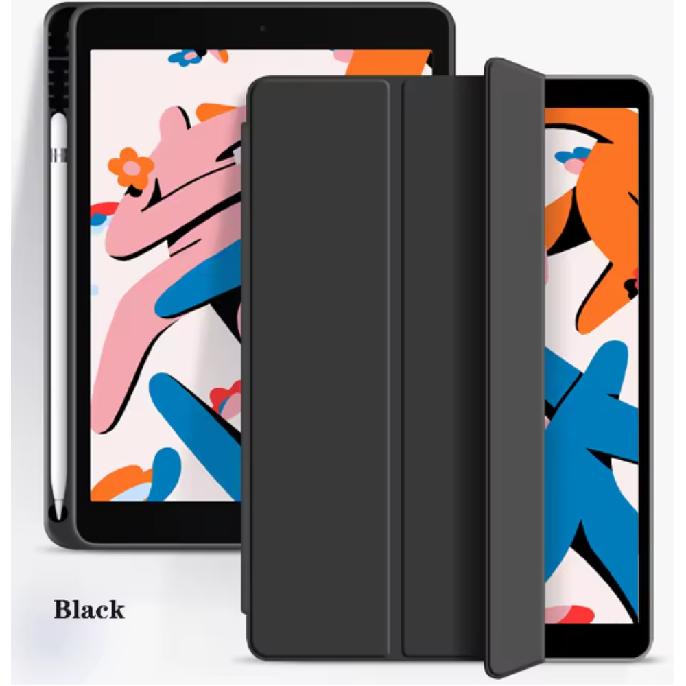 Carcasa Smart Cover Ranura Para iPad Pro 11 M4 2024 Negro