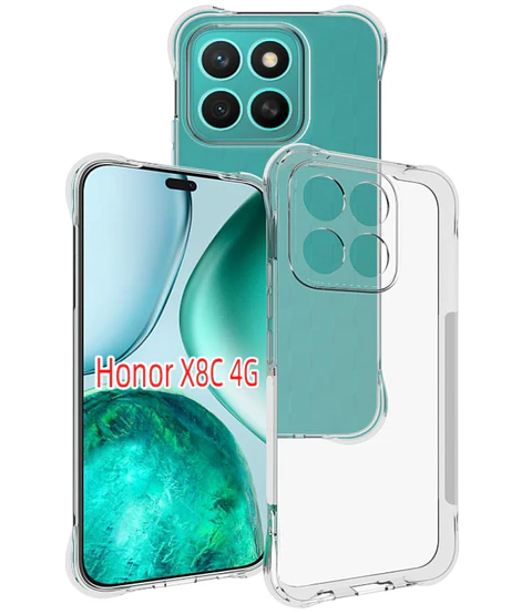 Carcasa Para Honor X8c 4g Transparente Reforzada