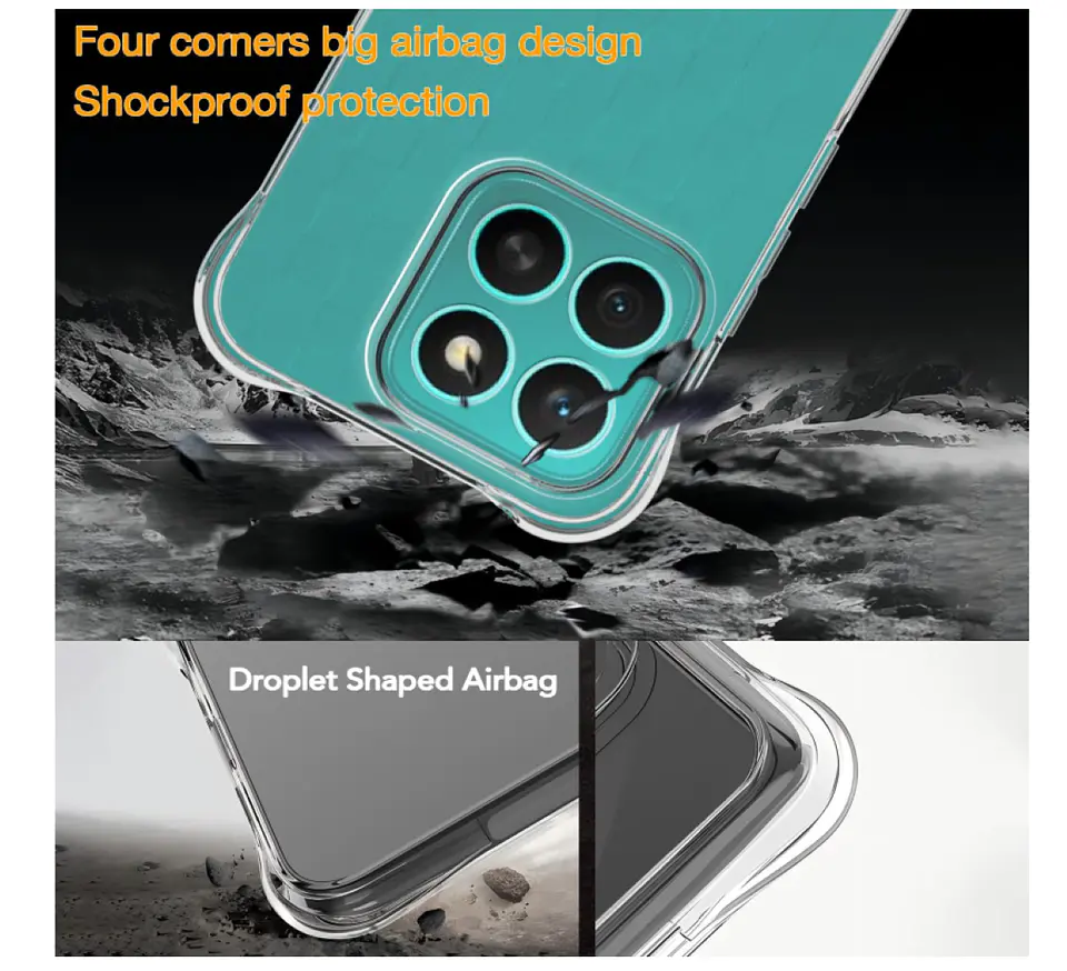 Carcasa Para Honor X8c 4g Transparente Reforzada 2