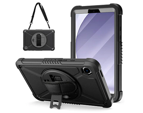 Funda Carcasa Antigolpes 360 Para Tablet A9+ Plus Con Correa