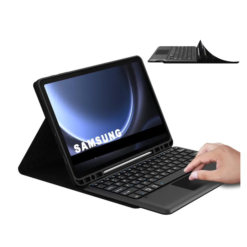 Funda Con Teclado Touchpad Negro Para Tablet S10 Fe 10.9 1