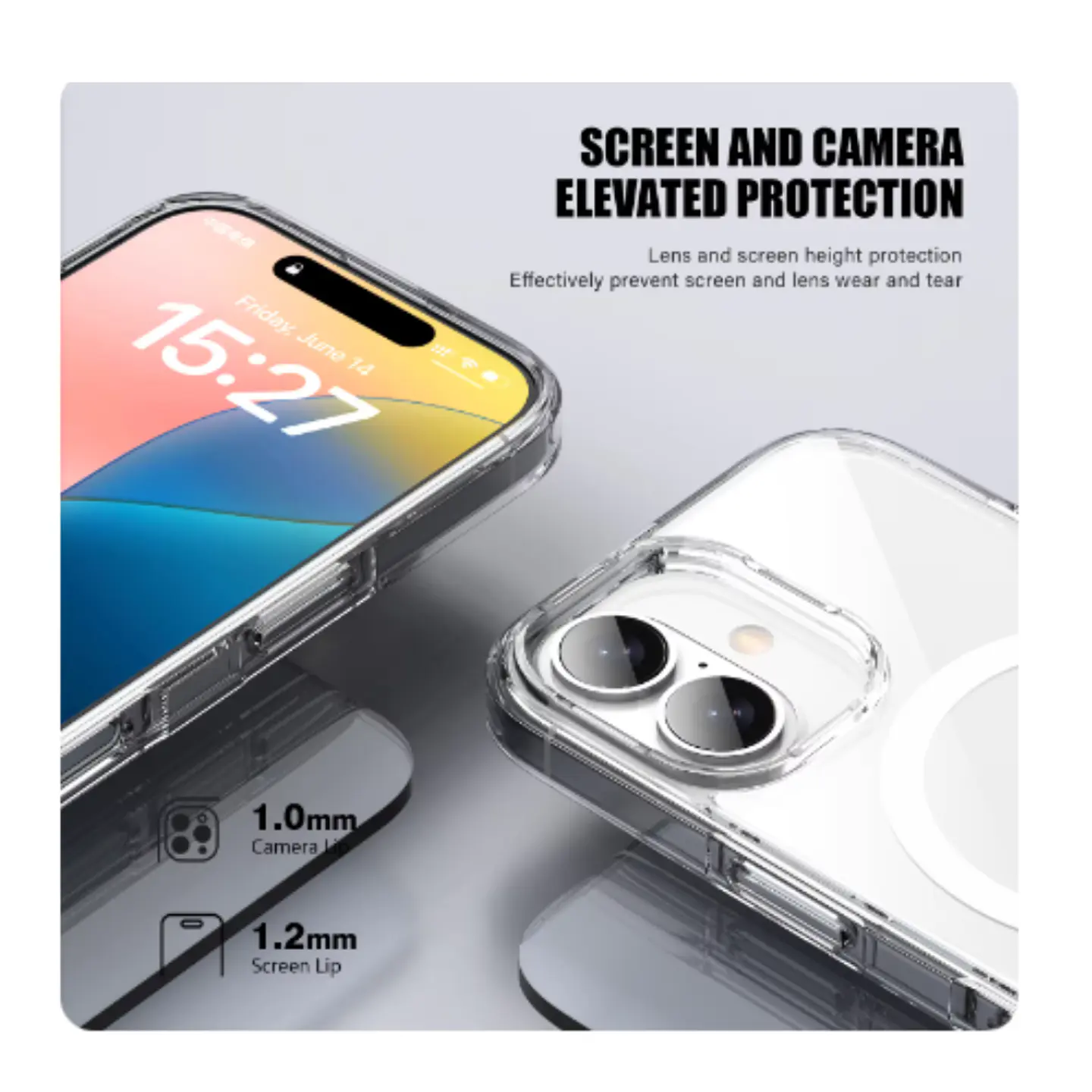 Carcasa Para iPhone 16 Pro Max Transparente MagSafe 4