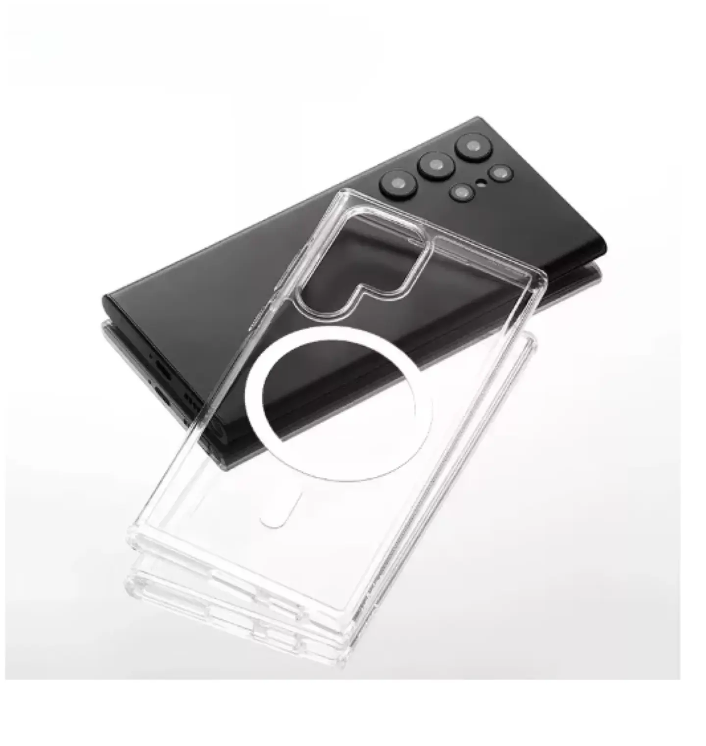 Carcasa Para Samsung S23 Ultra Transparente MagSafe 2