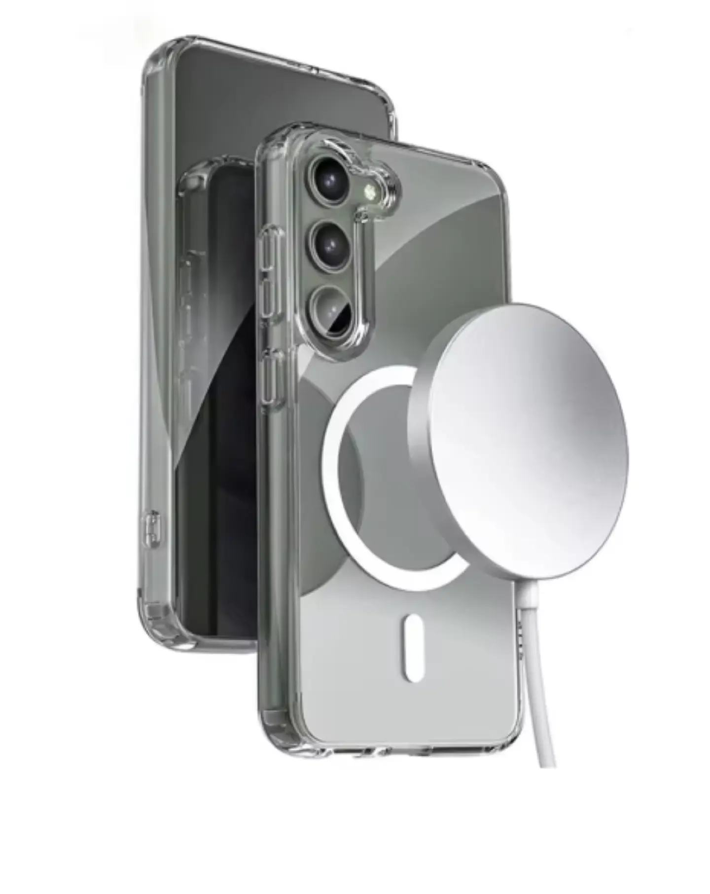 Carcasa Para Samsung S24 Transparente MagSafe 1