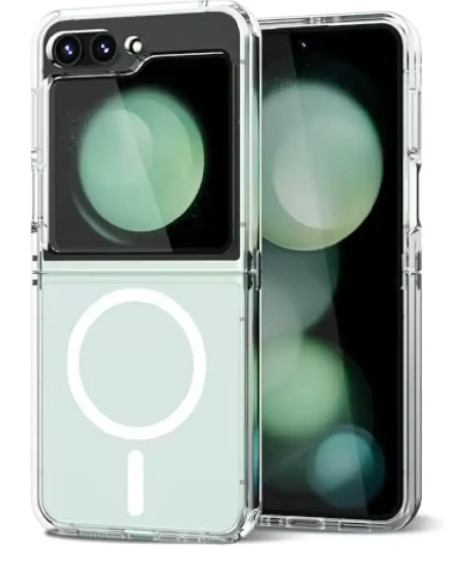 Carcasa Para Samsung Z Flip 6 Transparente MagSafe 1