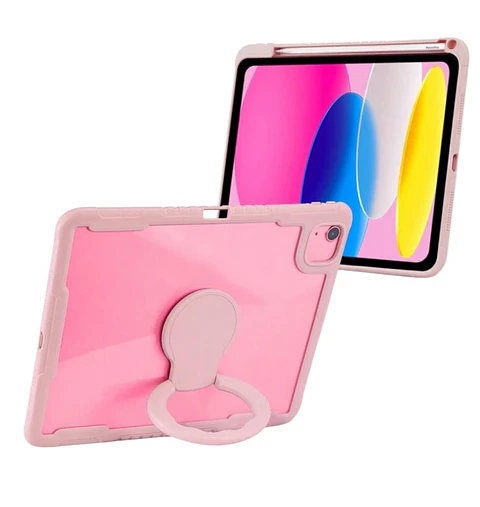 Carcasa Protectora con Soporte Para iPad Air 13 M2 Rosado