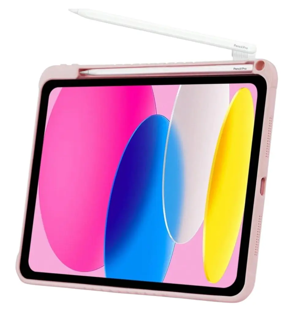 Carcasa Protectora con Soporte Para iPad Air 13 M2 Rosado 4
