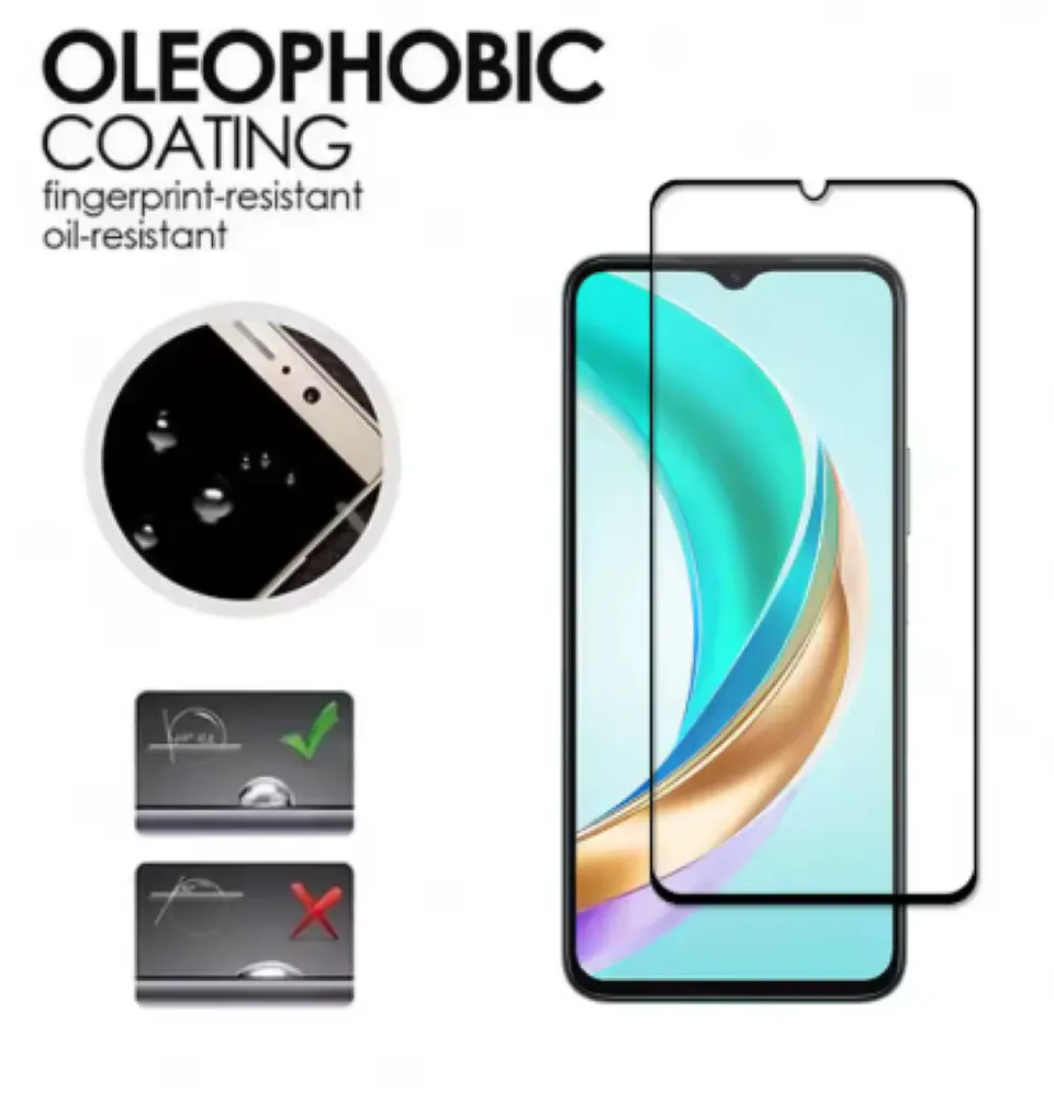 Mica Lámina Vidrio Templado Completa Para Honor X5b Plus 4