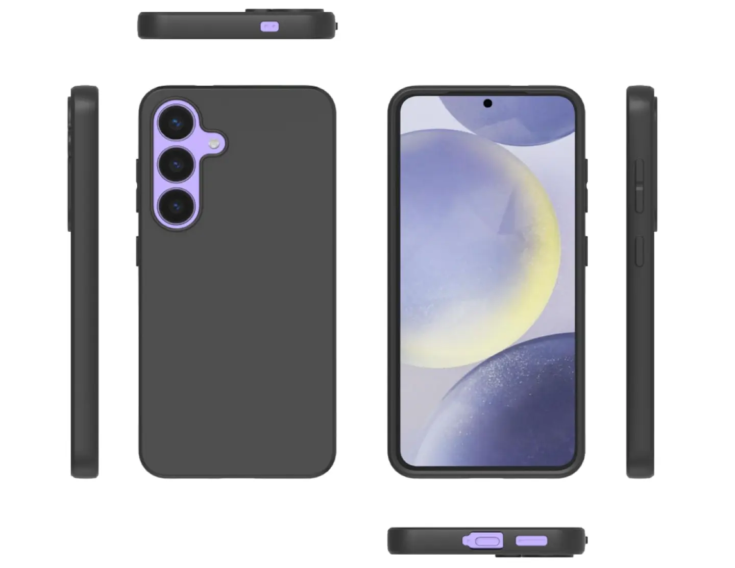 Carcasa Funda Para Samsung S25 Silicona Color 2