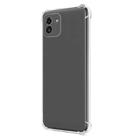 Carcasa Para Samsung A03 Normal Transparente Reforzada