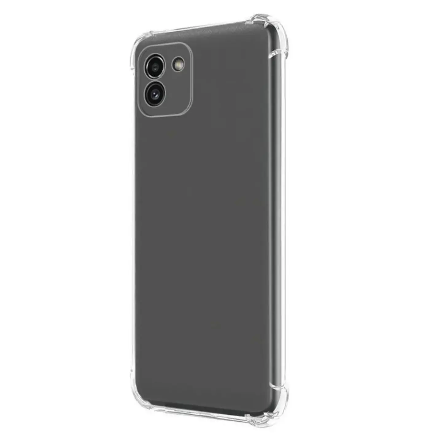 Carcasa Para Samsung A03 Normal Transparente Reforzada 1