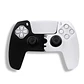 Funda Protectora Para Mando Playstation Ps4 Blanco Con Negro - Miniatura 1