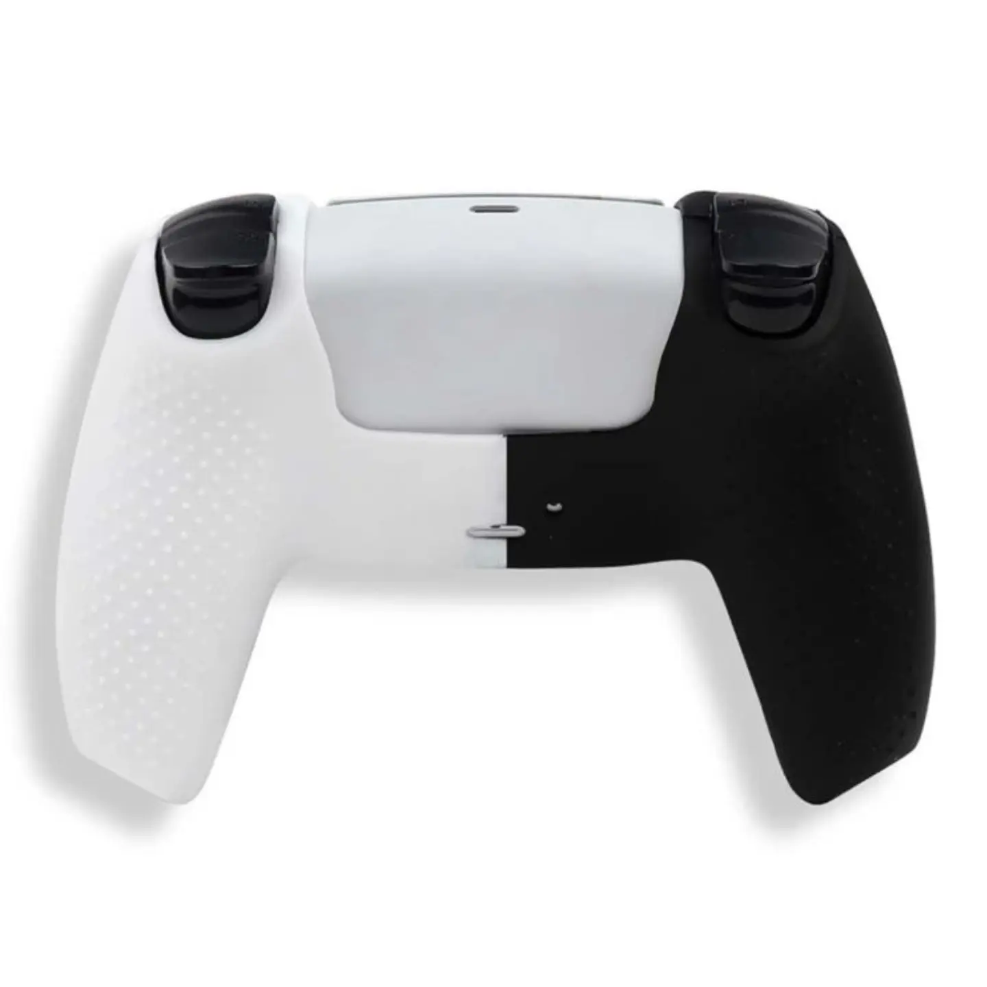 Funda Protectora Para Mando Playstation Ps4 Blanco Con Negro 3