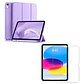 Carcasa Smart Cover Para iPad A16 11th 2025 Lila + Mica - Miniatura 1