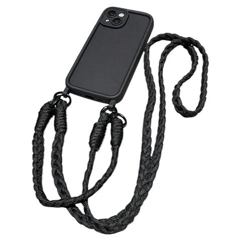 Carcasa Para iPhone 16 Plus Colgante 2 Cordones