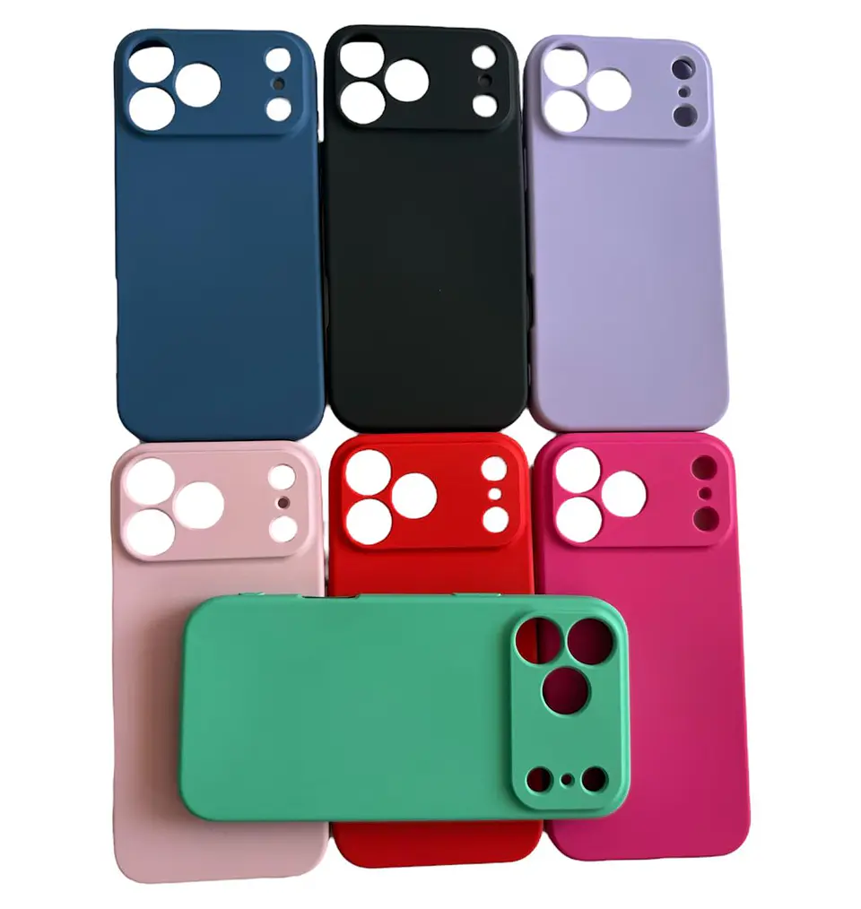Carcasa Funda Para iPhone 17 Pro Max Silicona Color 1