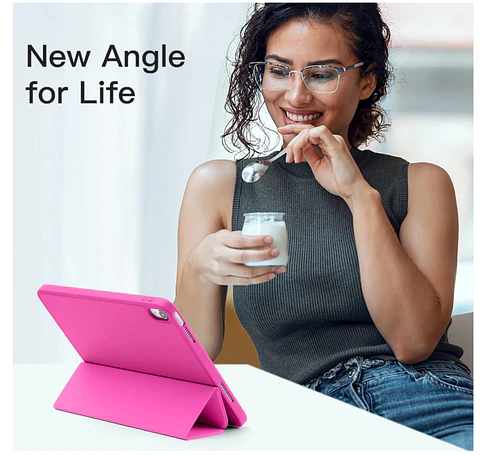 Carcasa Smart Cover Ranura Para iPad Air 4ta 5ta 10.9 Fucsia