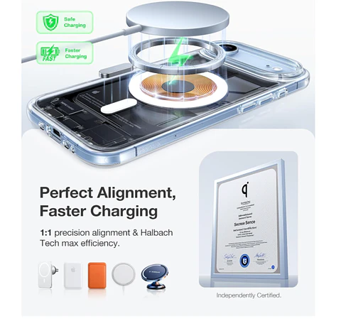 Carcasa Para iPhone 17 Air Transparente MagSafe