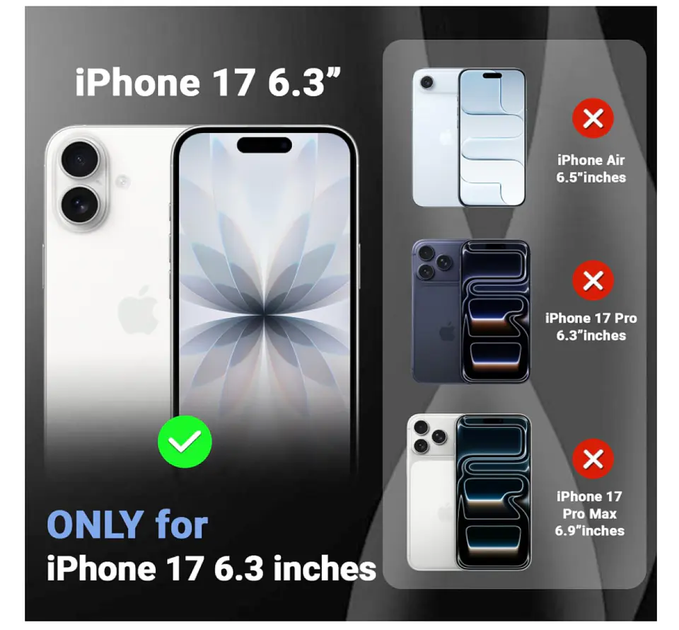 Carcasa Para iPhone 17 Transparente MagSafe 5