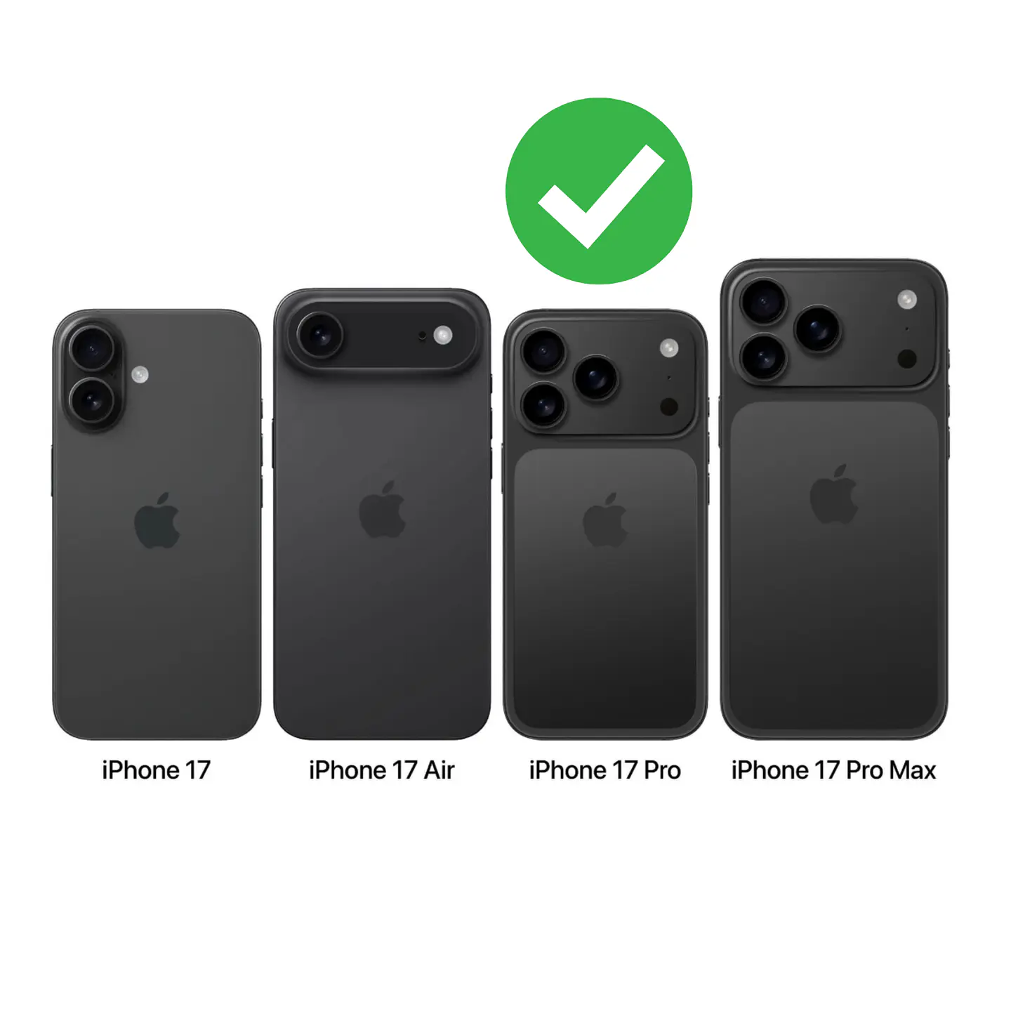 Mica Lámina Vidrio Templado Completa Para iPhone 17 Pro 4