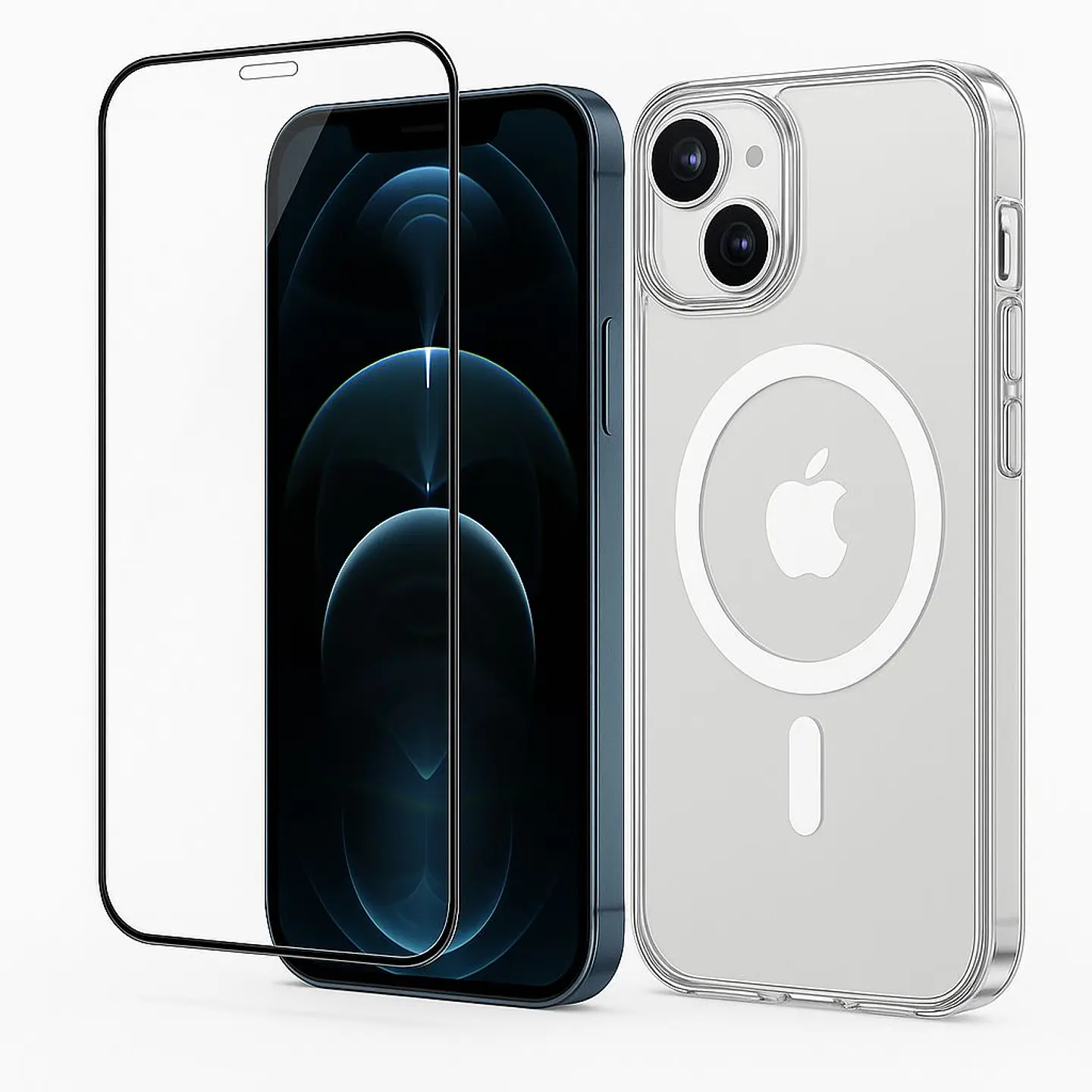Carcasa Para iPhone 17 Transparente MagSafe + Mica 2