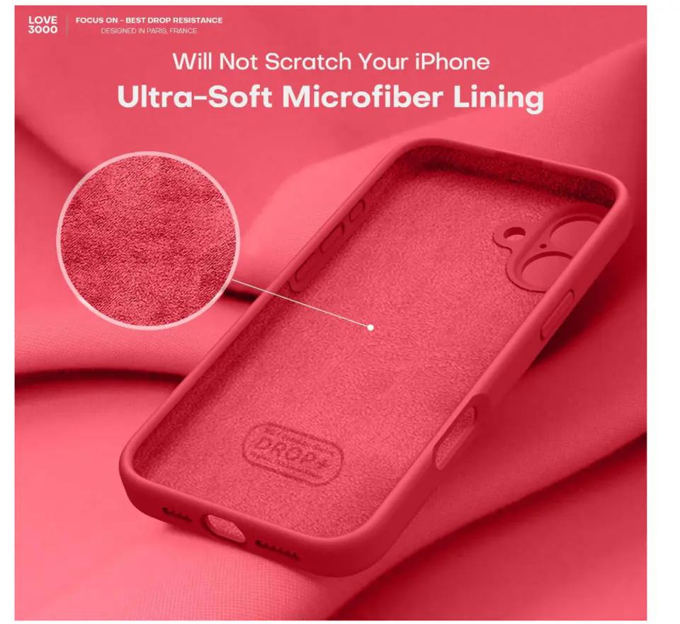 Carcasa Funda Para iPhone 17 Silicona Color + Mica 11