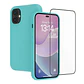 Carcasa Funda Para iPhone 17 Silicona Color + Mica - Miniatura 5
