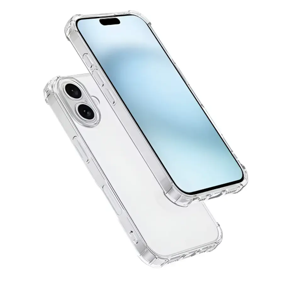 Carcasa Para iPhone 17 Transparente Reforzada 1