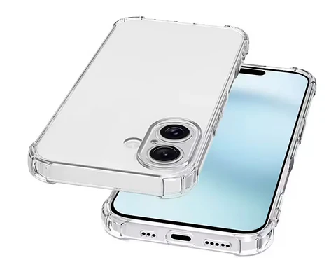 Carcasa Para iPhone 17 Transparente Reforzada
