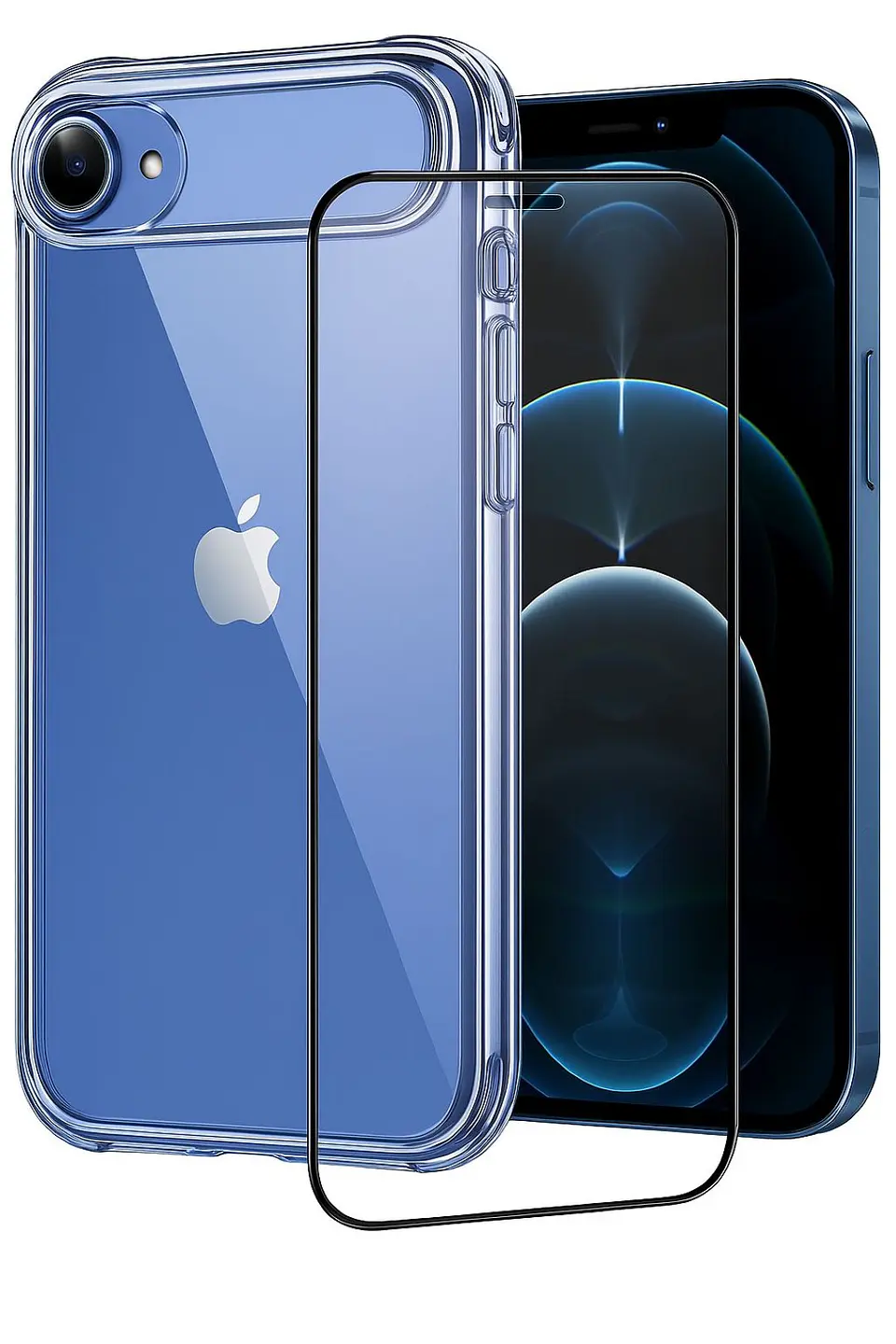Carcasa Para iPhone 17 Air Transparente Reforzada + Mica 1