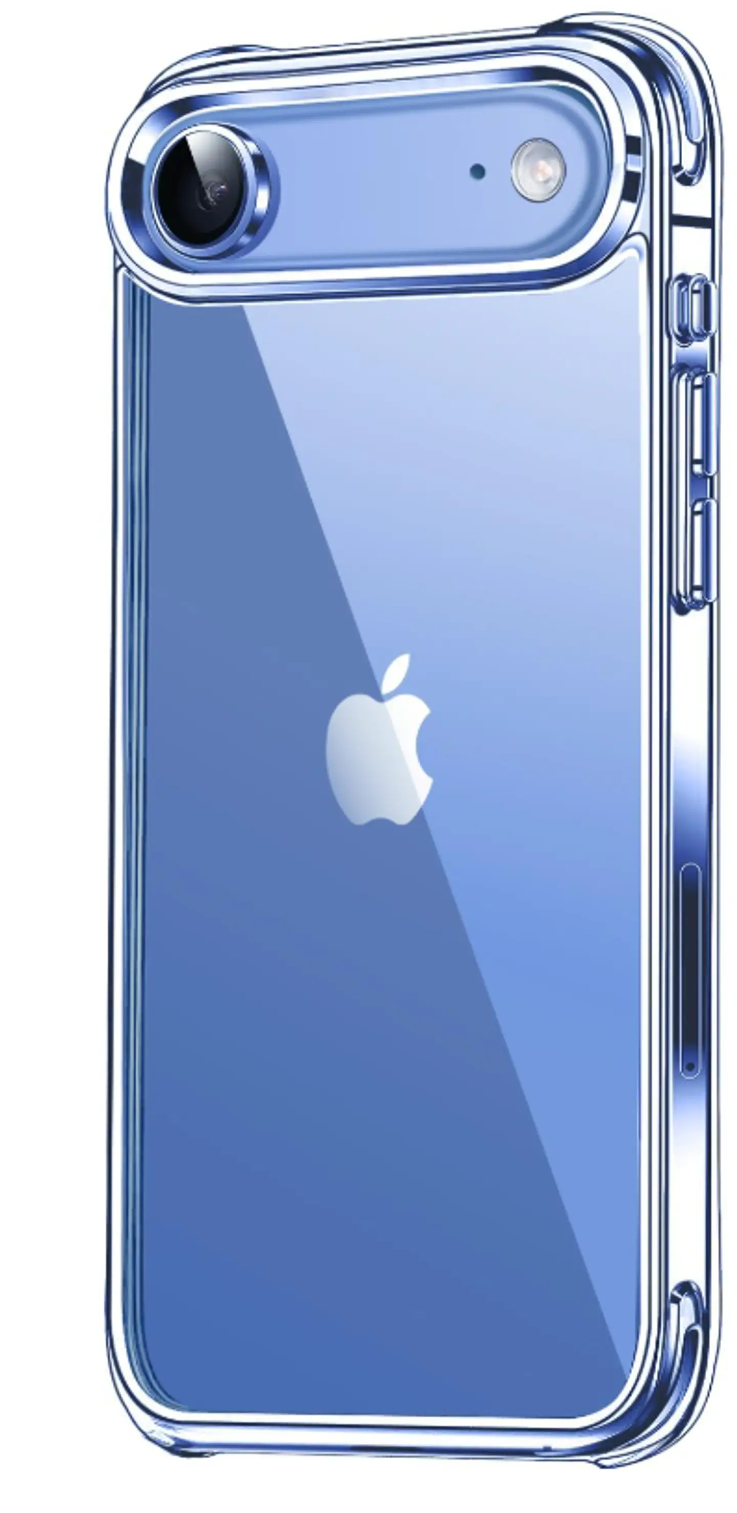 Carcasa Para iPhone 17 Air Transparente Reforzada + Mica 3