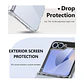 Carcasa Para Samsung Z Flip 7 FE Transparente Con Bisagra - Miniatura 3